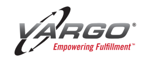 Vargo Empowering Fulfillment logo with dynamic arrow swoosh design in red and gray.