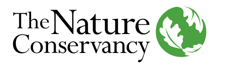 The Nature Conservancy logo featuring a green circular oak leaf emblem beside bold text.