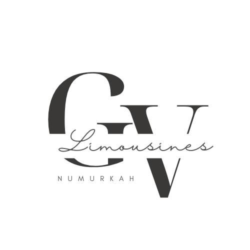 A collection of simple black luxury car service logos arranged horizontally with minimalist designs.