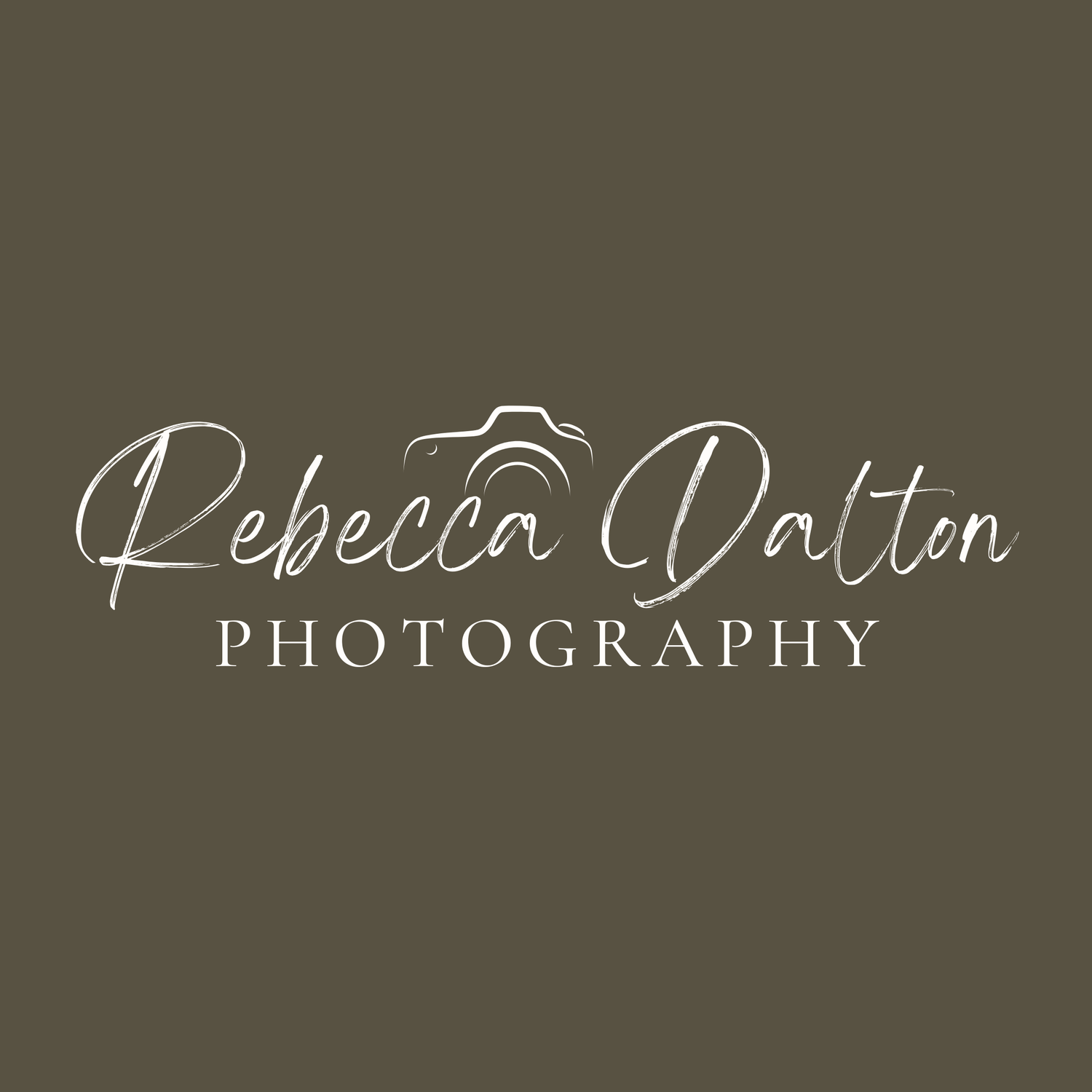 Elegant photography branding mockup with cursive text 