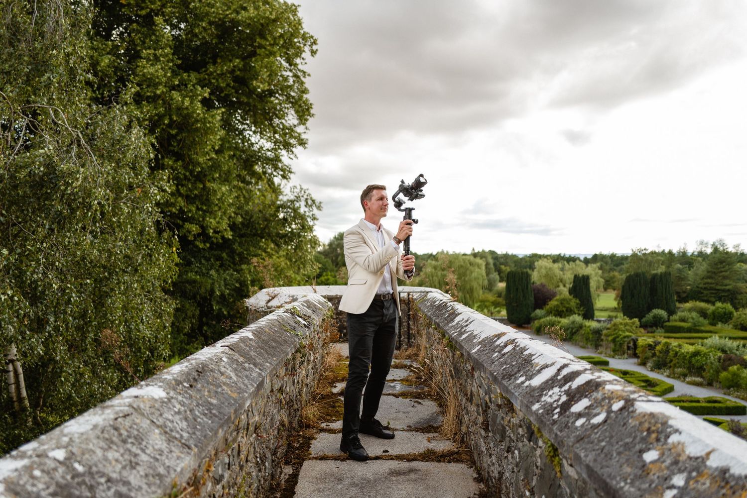 About Max. Wedding videographer in Ireland. Filming weddings in castles and manor houses.