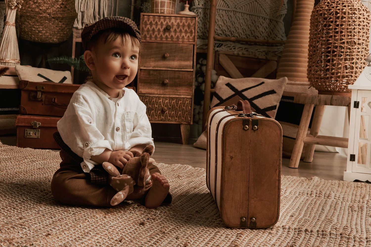 fotografia di famiglia a bruino torino - tema bimbi in stile boho