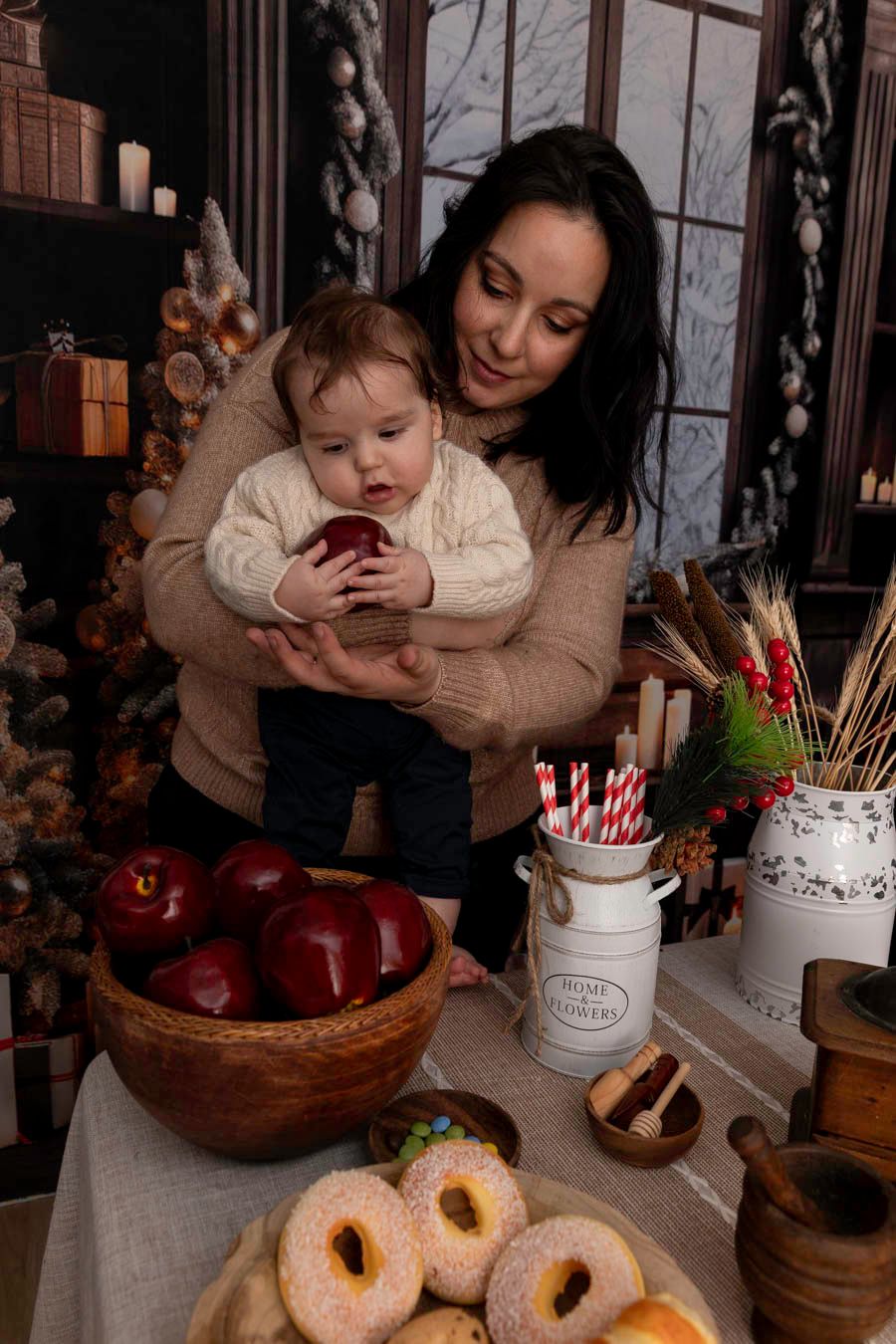 fotografia di famiglia a bruino torino - tema Natale e percorsi fotografici natalizi per la famiglia e i bambini