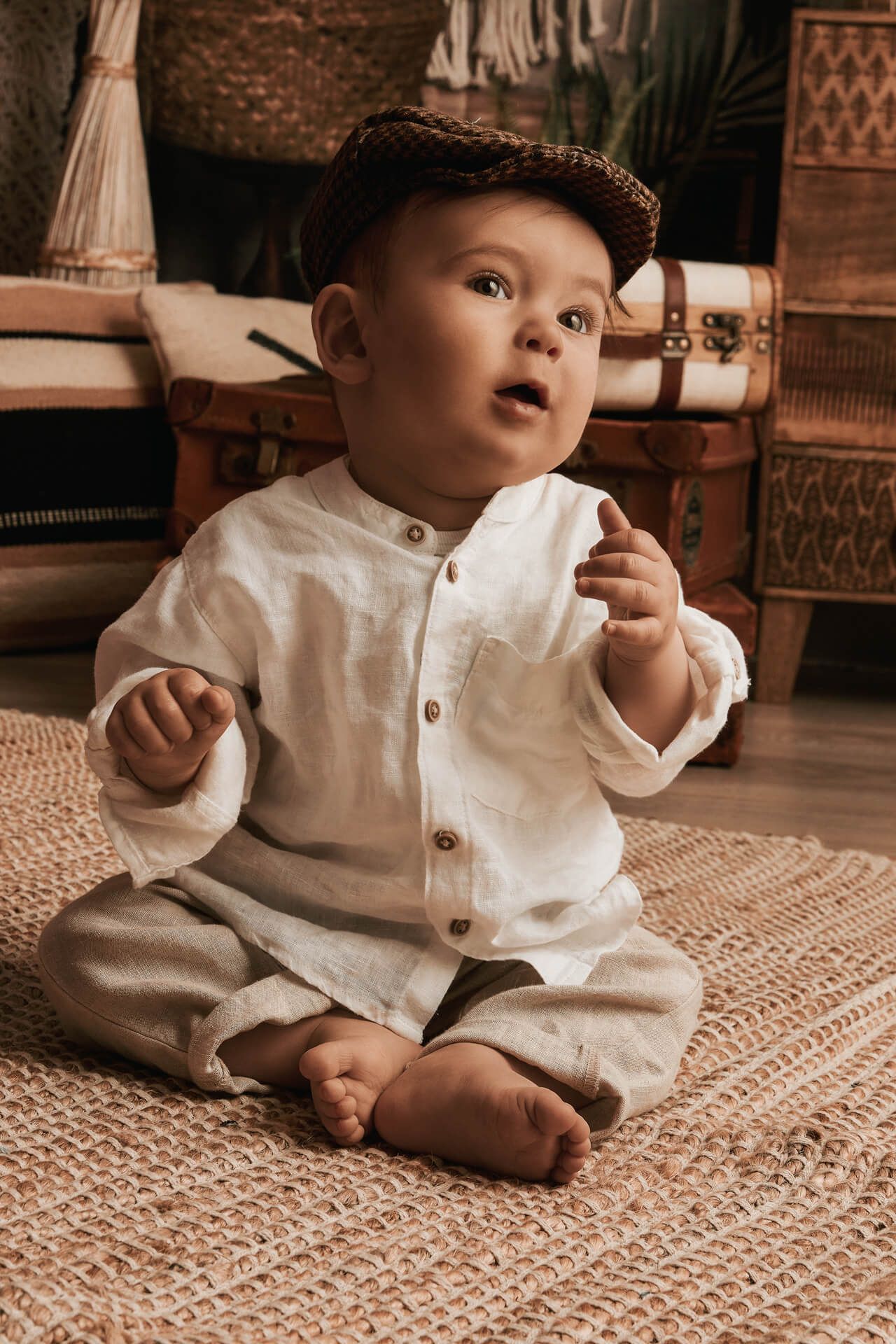 fotografia di famiglia a bruino torino - tema bimbi in stile boho