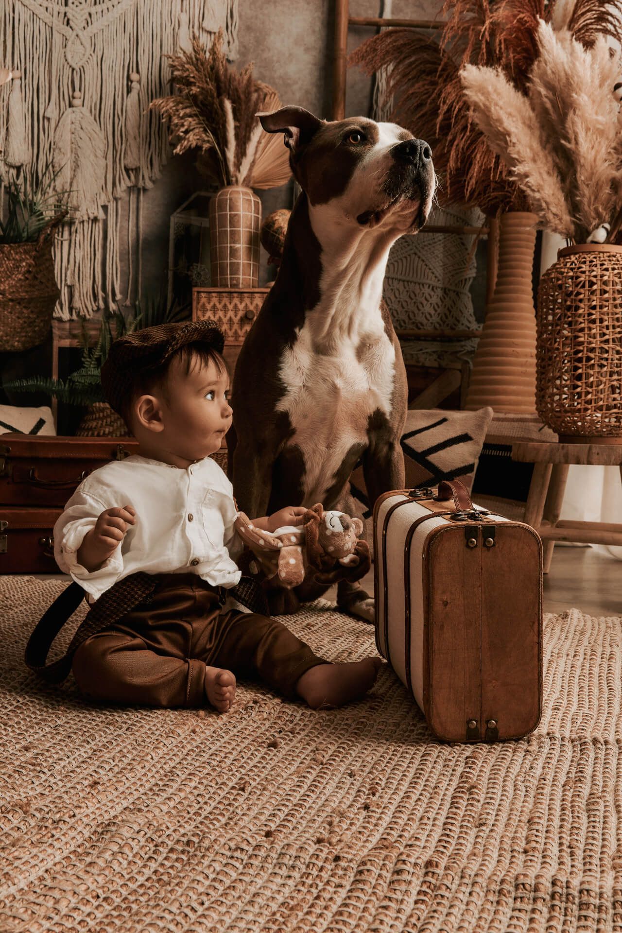 fotografia di famiglia a bruino torino - tema bimbi in stile boho
