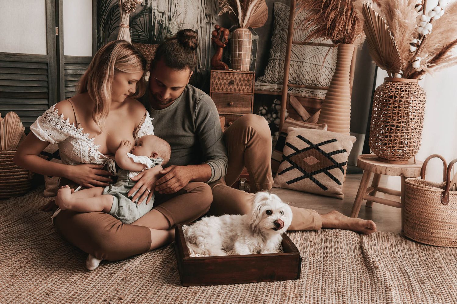 fotografia di famiglia a bruino torino - tema famiglia in stile boho