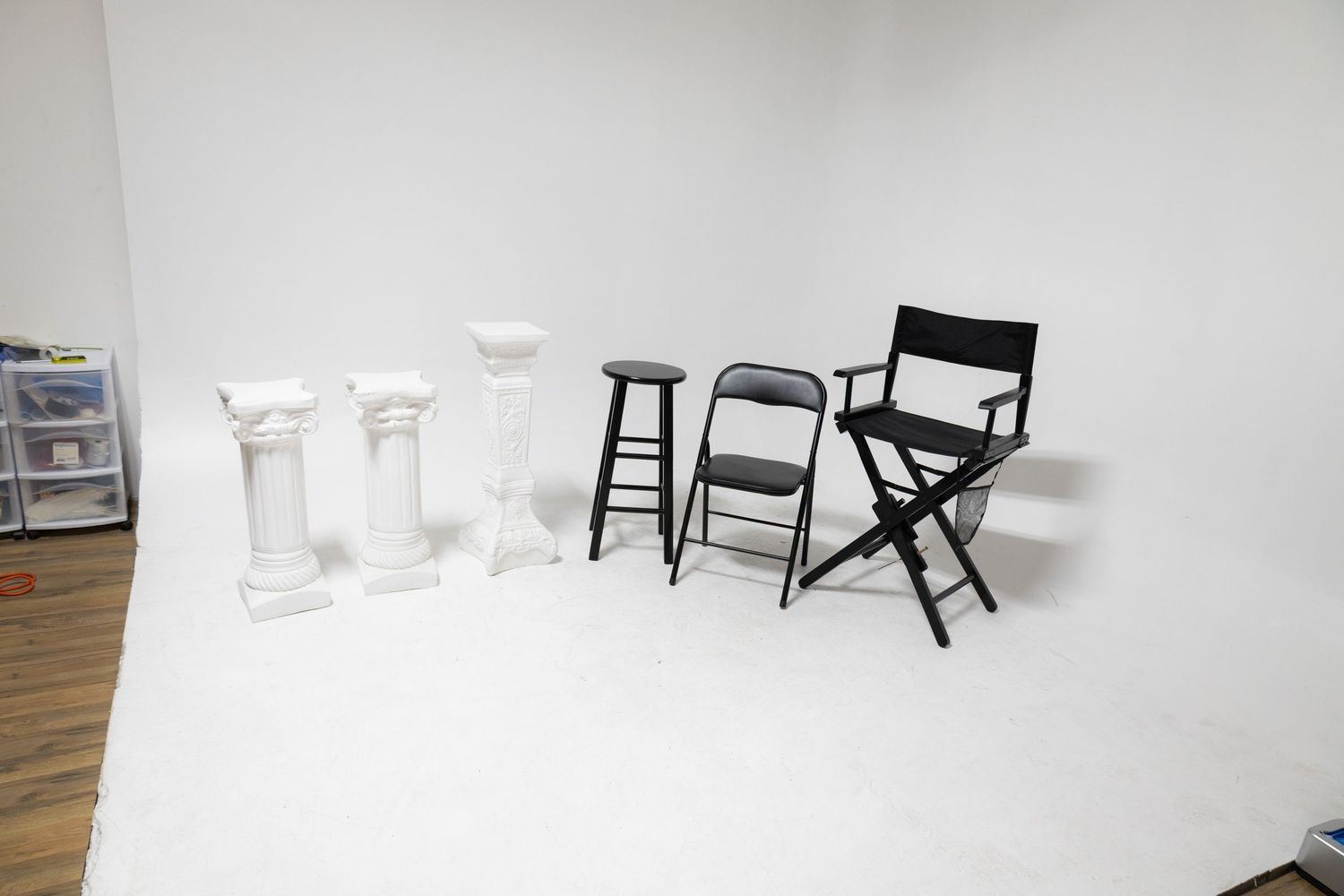 Creative themed set at a Las Vegas photography studio, perfect for portraits, fashion, birthdays, content creation, and editorial shoots.