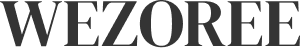 Minimalist Wezoree text logo in black lettering.