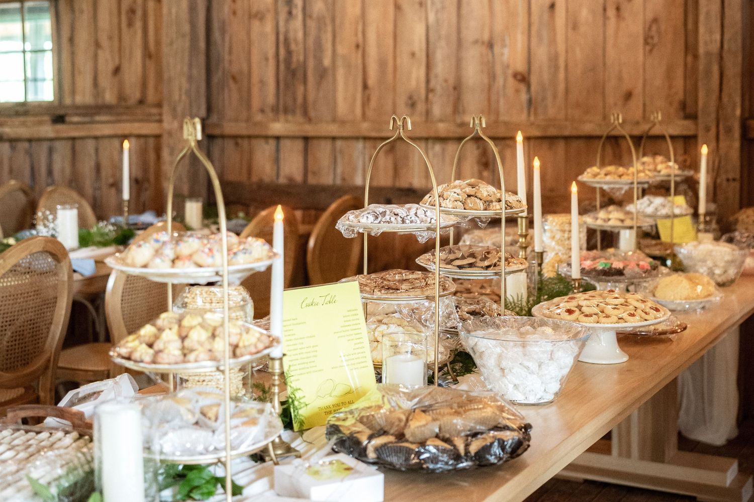 cookie table  at shady elms farm pittsburgh pa photography and video