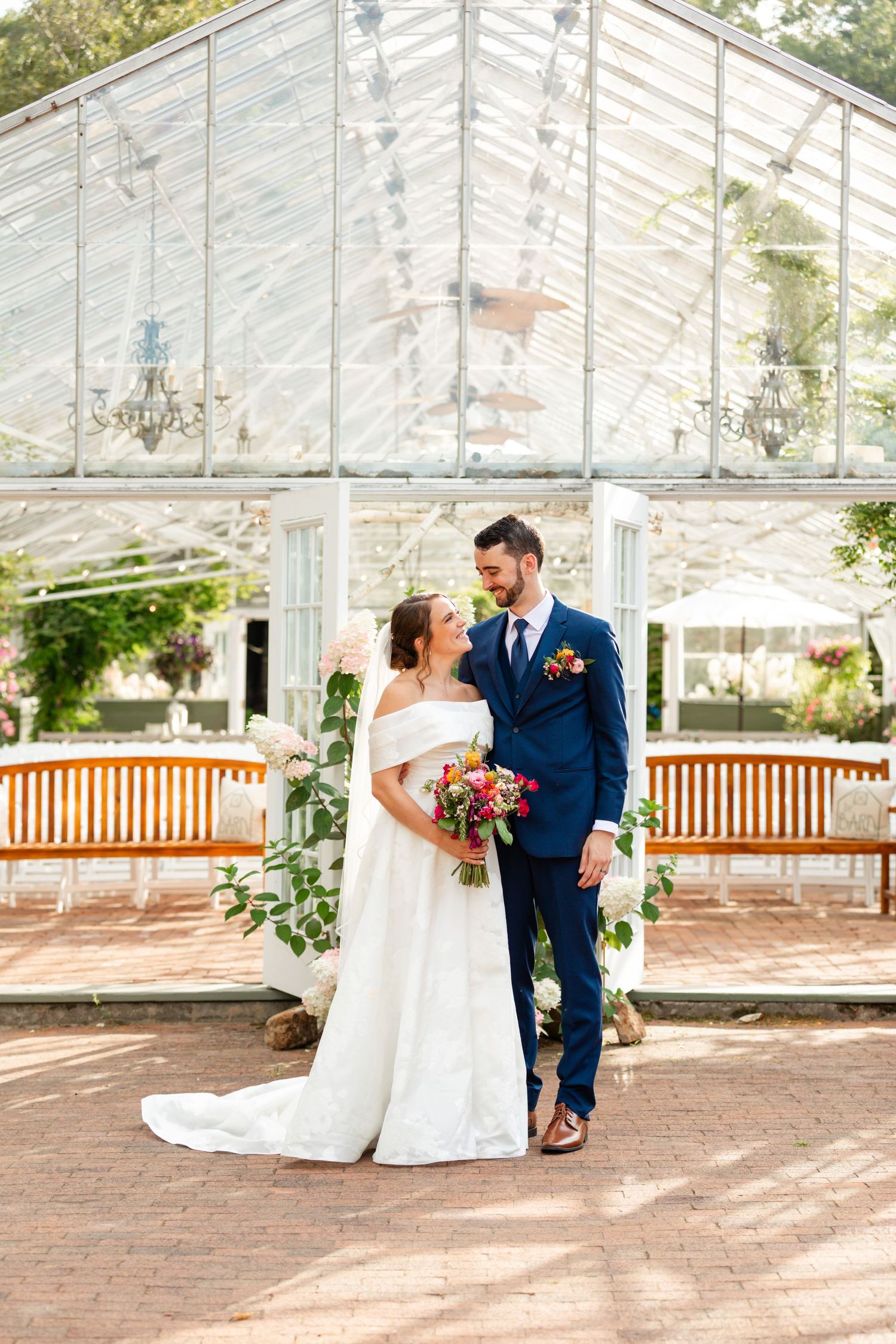 Barn on the Pemi, Plymouth, NH Wedding Venue NH Summer Greenhouse Wedding Documentary Wedding Photographer Heather Bronson Photography