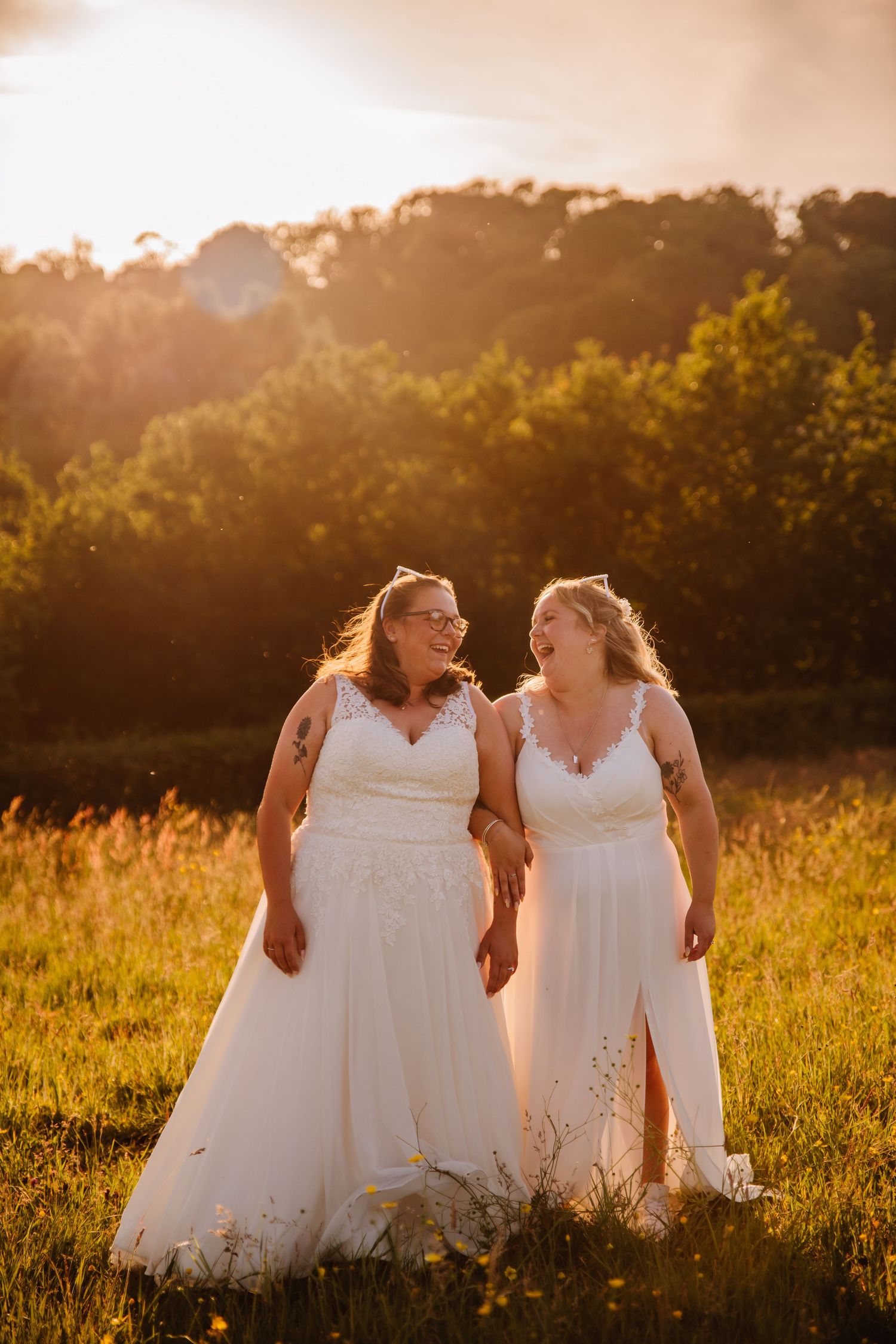Weymouth wedding photographer. LGBTQ+ Dorset wedding at the Gaggle of Geese, near Dorchester, Dorset. Relaxed Dorset Wedding photographer