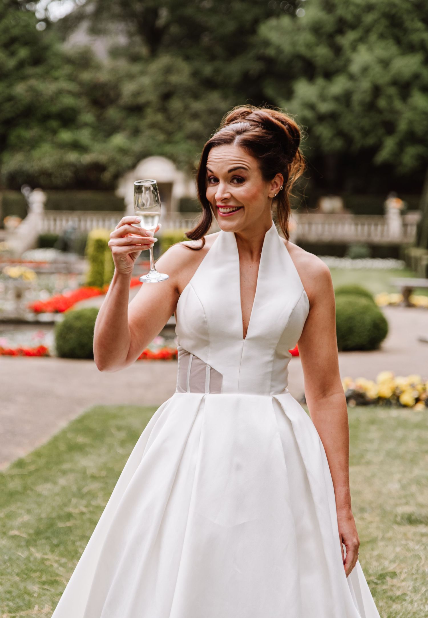 Italian Villa, Compton Acres Poole from a Dorset candid wedding photographer
