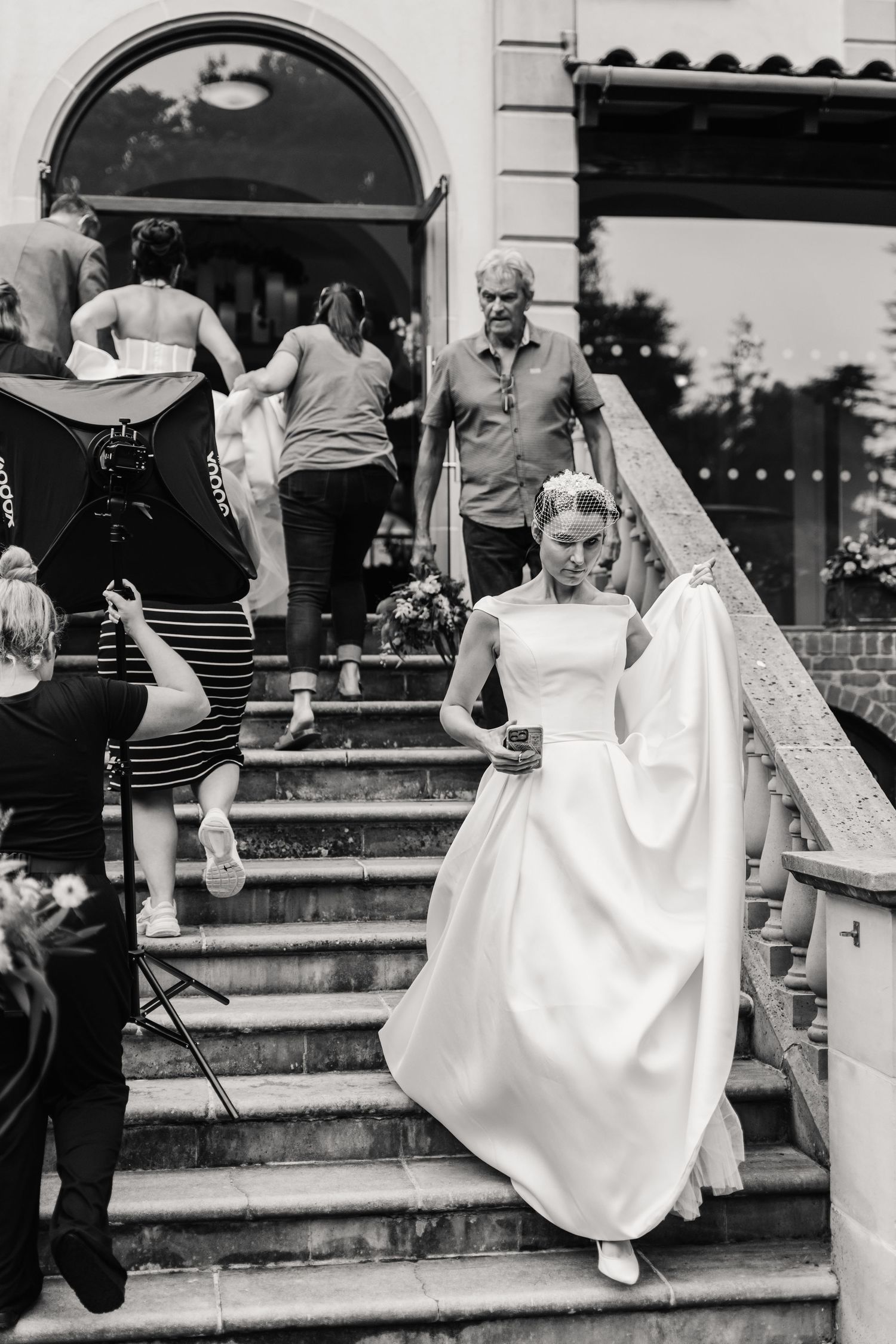Italian Villa, Compton Acres Poole from a Dorset candid wedding photographer