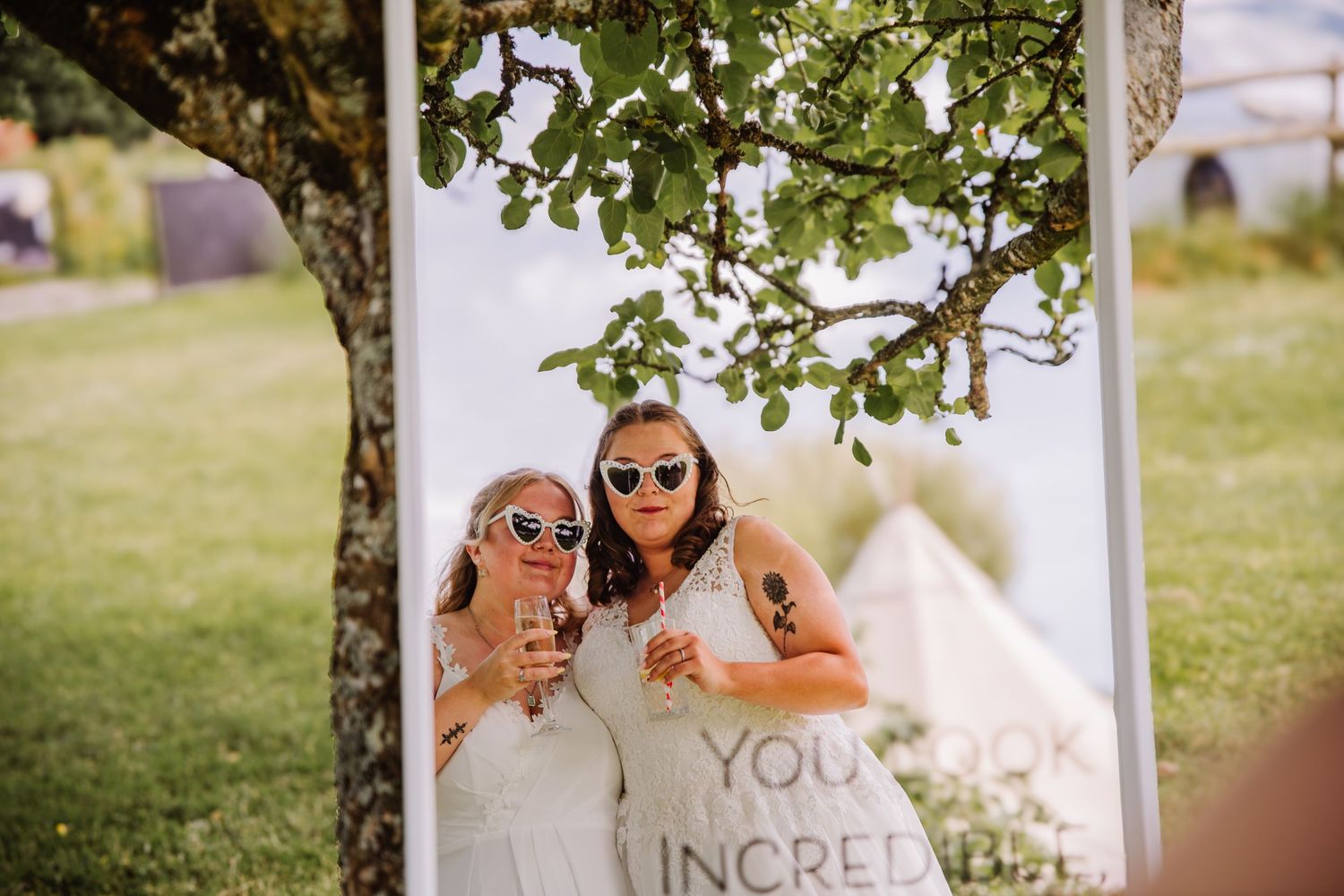 Weymouth wedding photographer. LGBTQ+ Dorset wedding at the Gaggle of Geese, near Dorchester, Dorset. Relaxed Dorset Wedding photographer