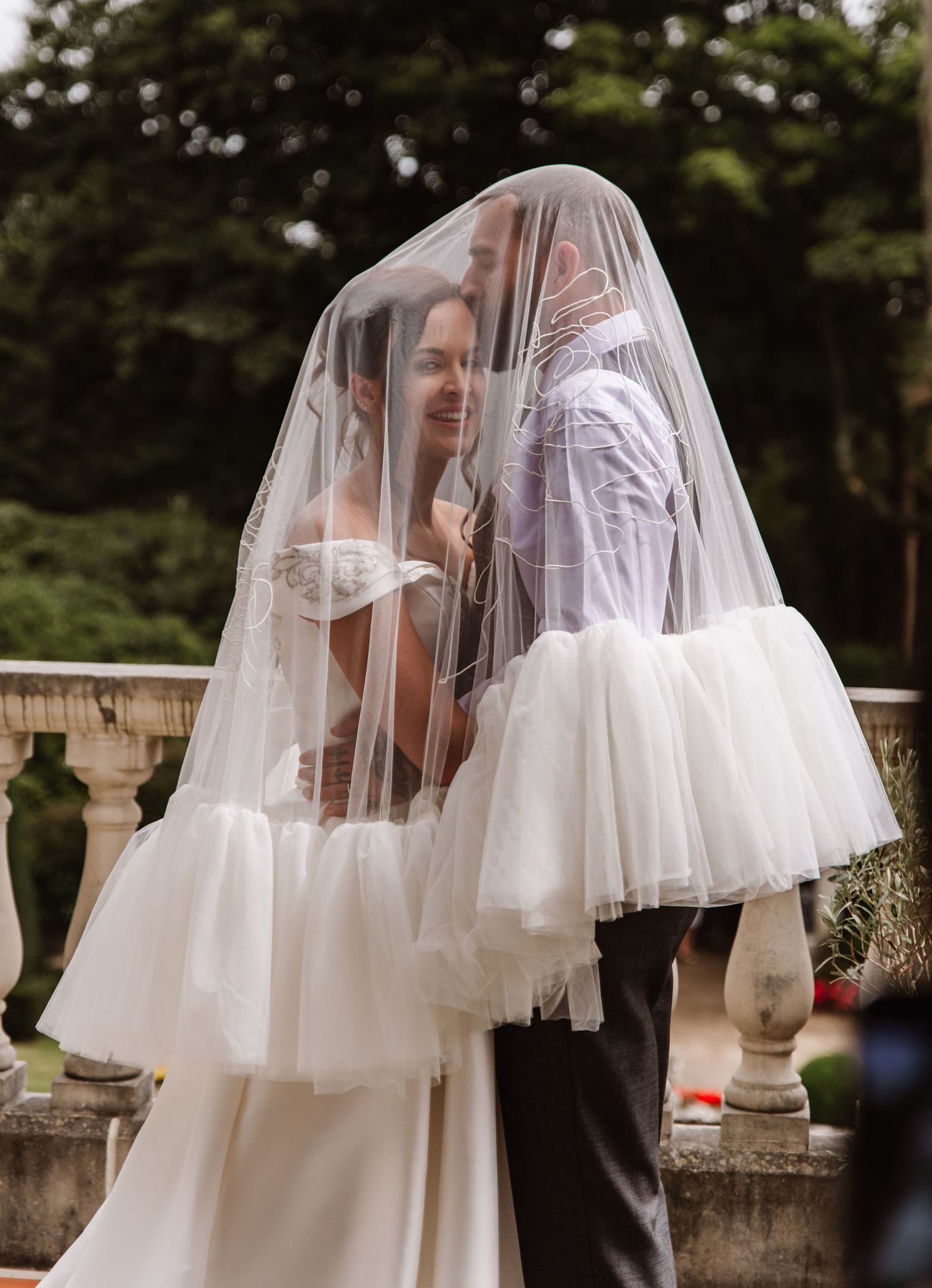 Italian Villa, Compton Acres Poole from a Dorset candid wedding photographer