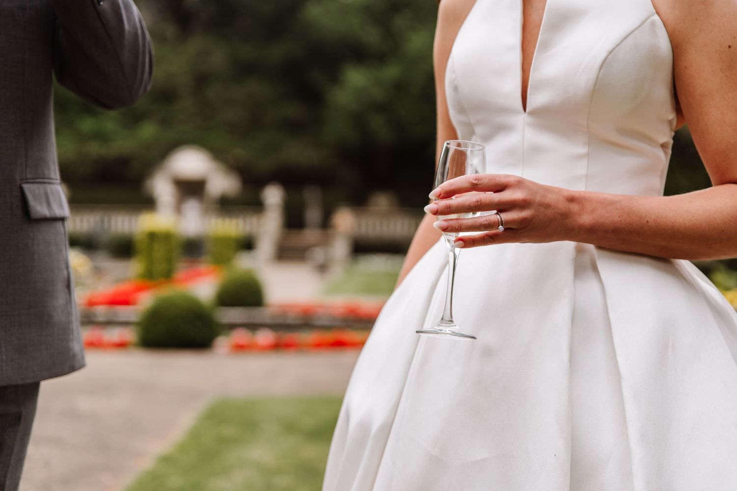 Italian Villa, Compton Acres Poole from a Dorset candid wedding photographer