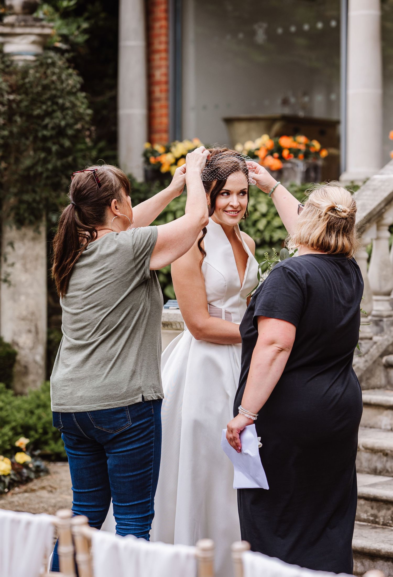 Italian Villa, Compton Acres Poole from a Dorset candid wedding photographer