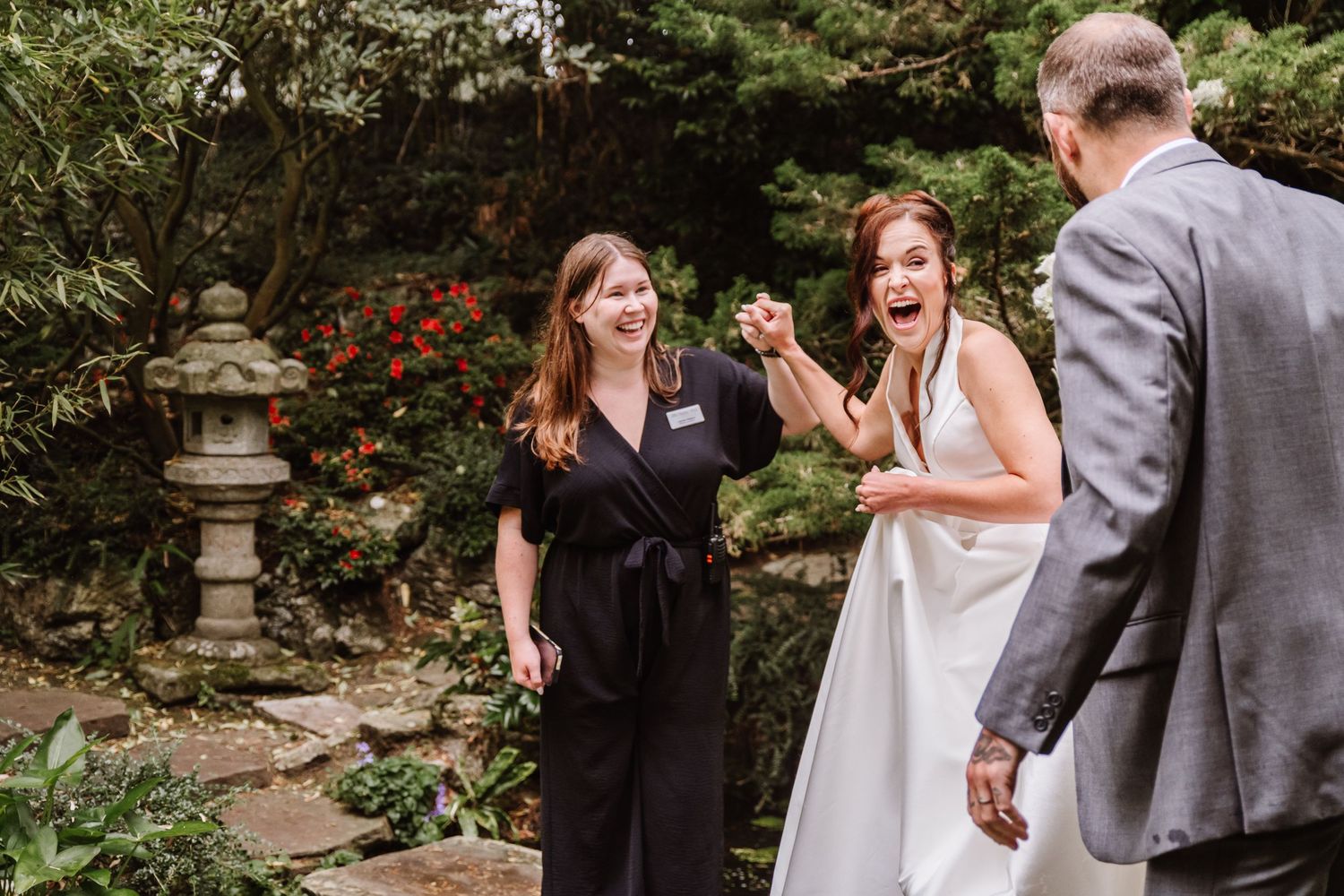 Italian Villa, Compton Acres Poole from a Dorset candid wedding photographer