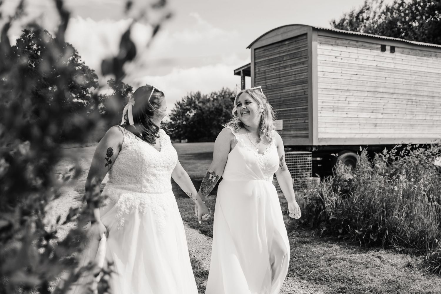 Weymouth wedding photographer. LGBTQ+ Dorset wedding at The Gaggle of Geese, near Dorchester. Dorset Wedding photographer