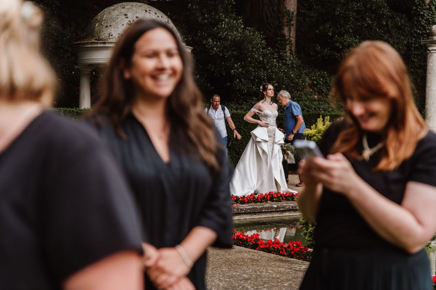 Italian Villa, Compton Acres Poole from a Dorset candid wedding photographer