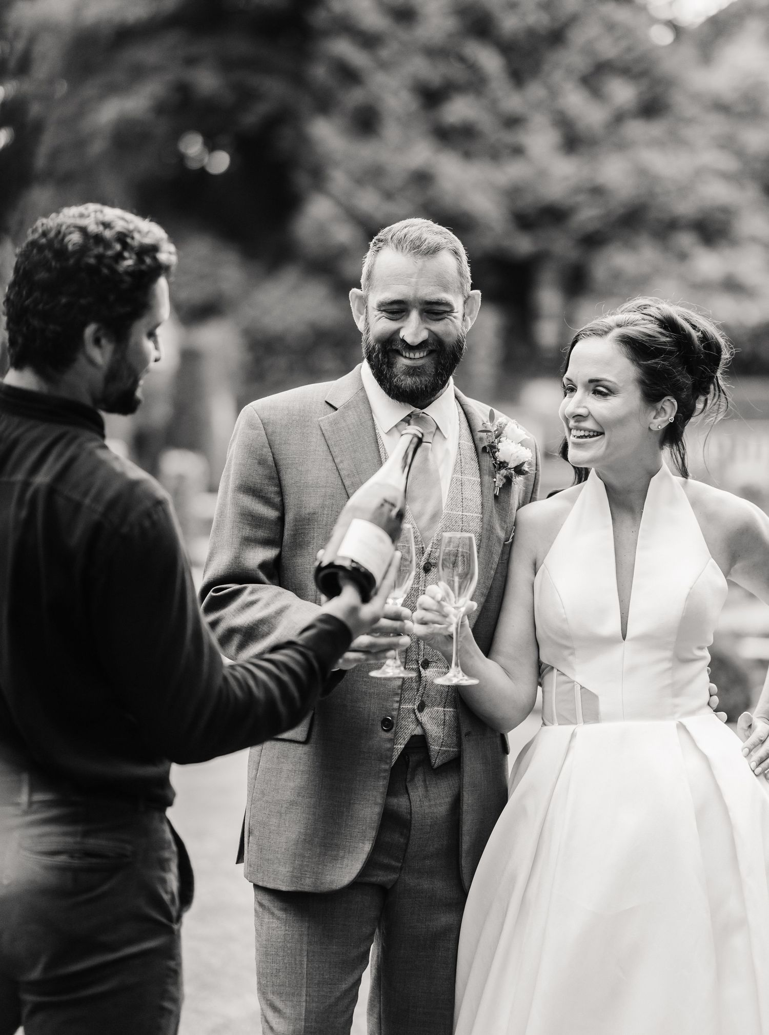 Italian Villa, Compton Acres Poole from a Dorset candid wedding photographer