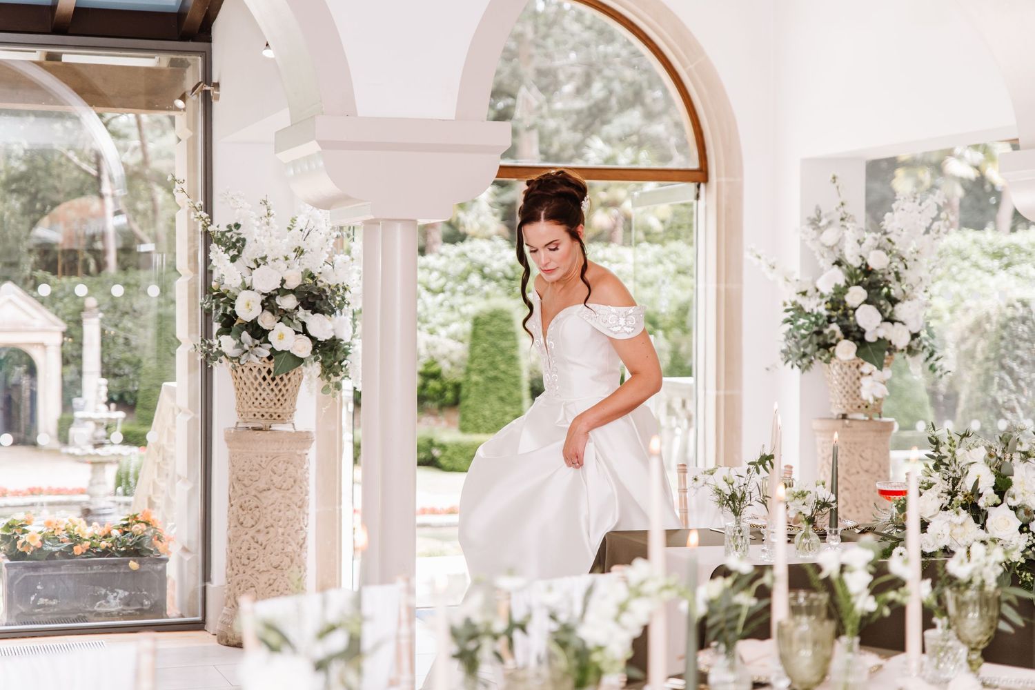 Italian Villa, Compton Acres Poole from a Dorset candid wedding photographer