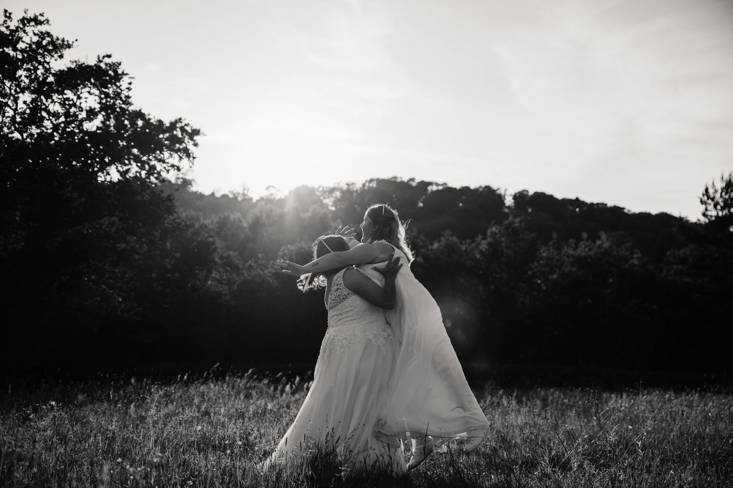Weymouth wedding photographer. LGBTQ+ Dorset wedding at the Gaggle of Geese, near Dorchester, Dorset. Relaxed Dorset Wedding photographer