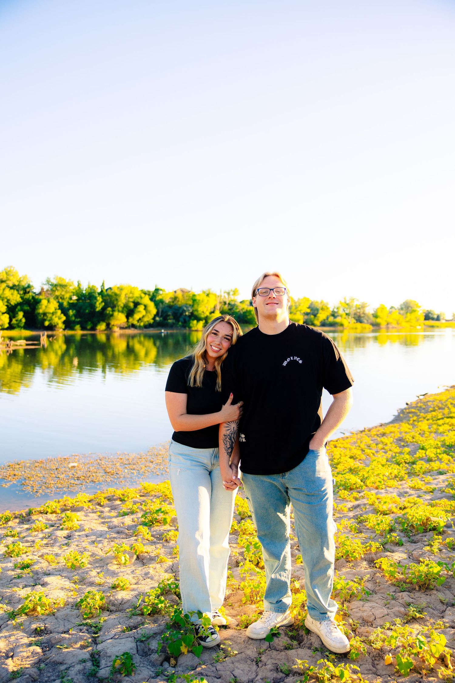 Pond Nature Engagement Photography Session