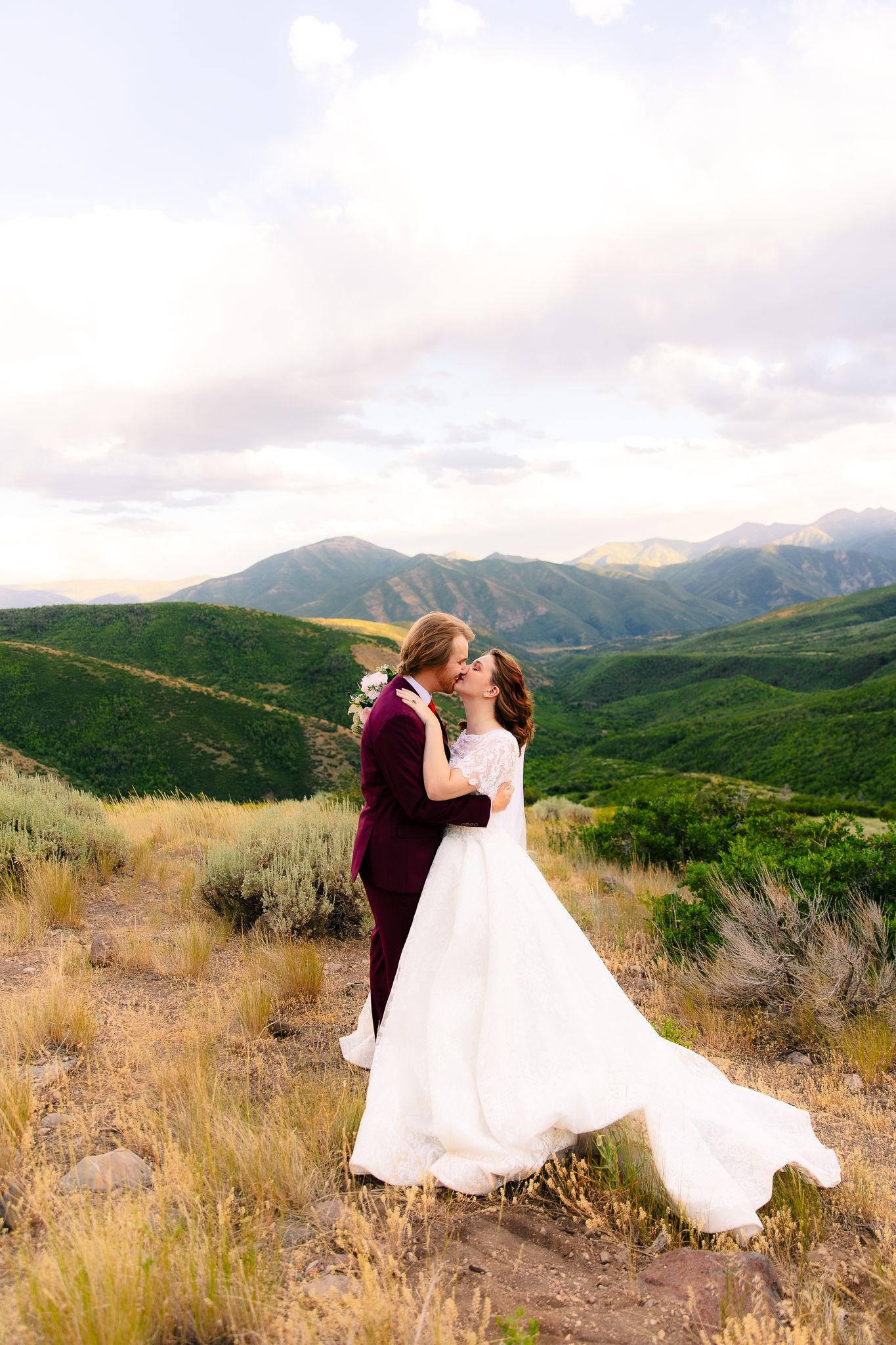 Hills and mountain Bridal Photography Session