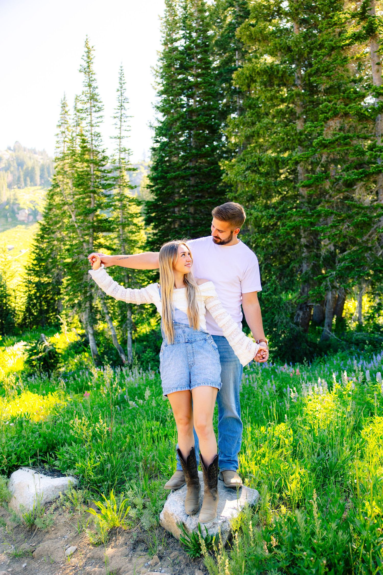 Albion Basin Engagement Photography Session