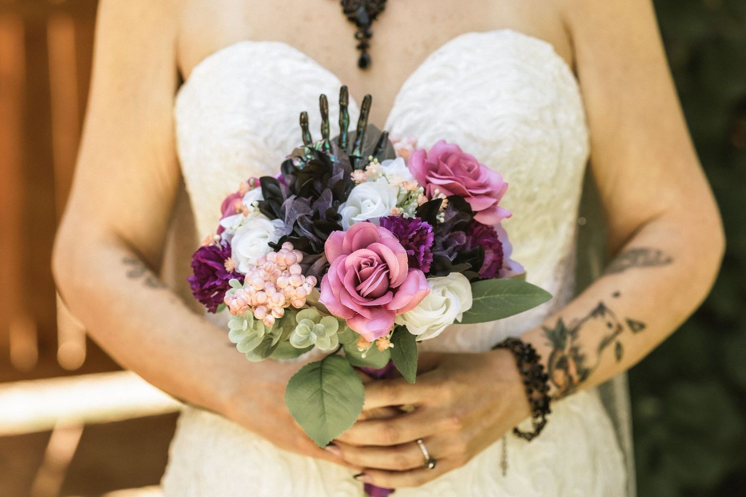 A bridal bouquet