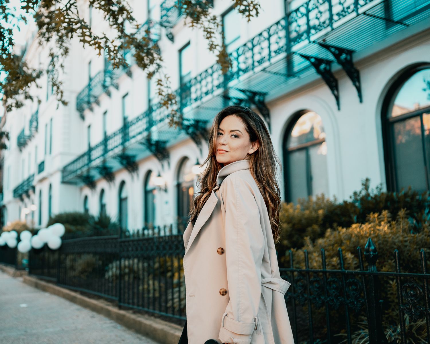 lifestyle model posing for personal branding shot