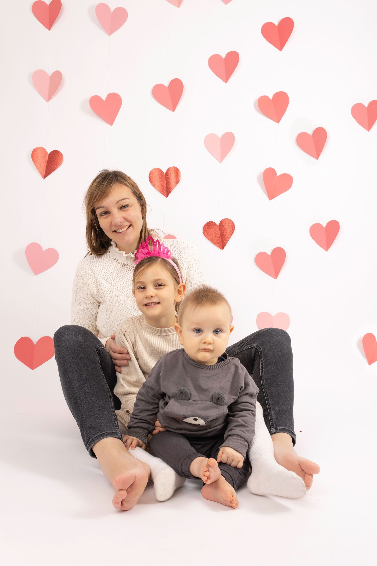 San Valentino foto di famiglia e bambini