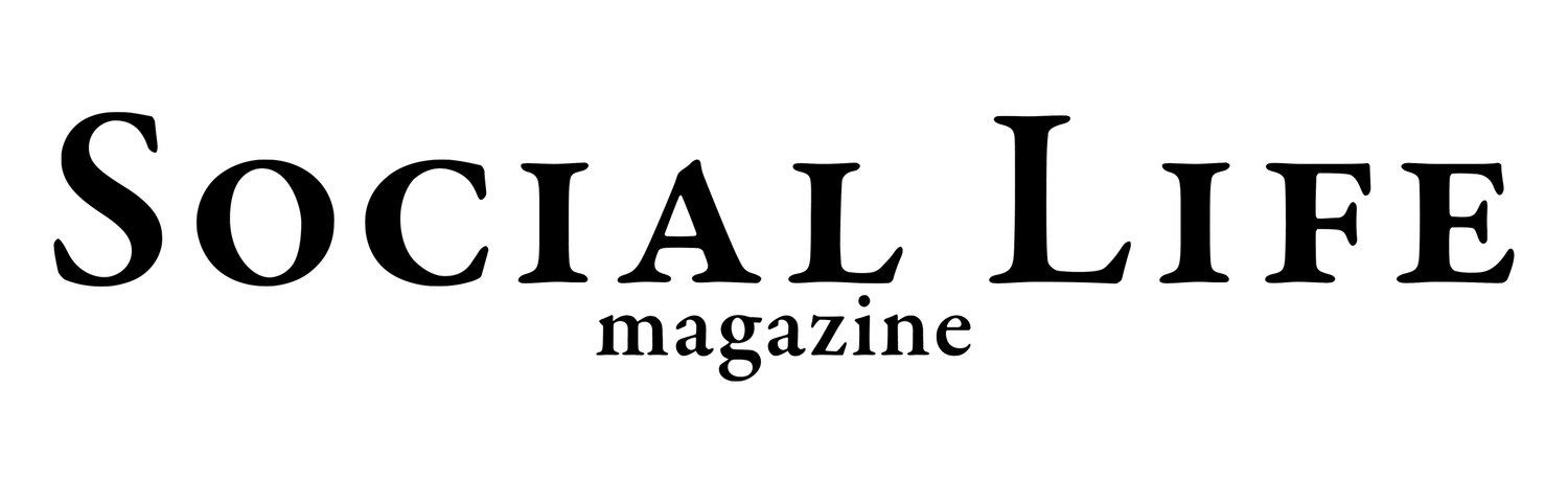 Social Life Magazine logo in classic black serif font on white background.