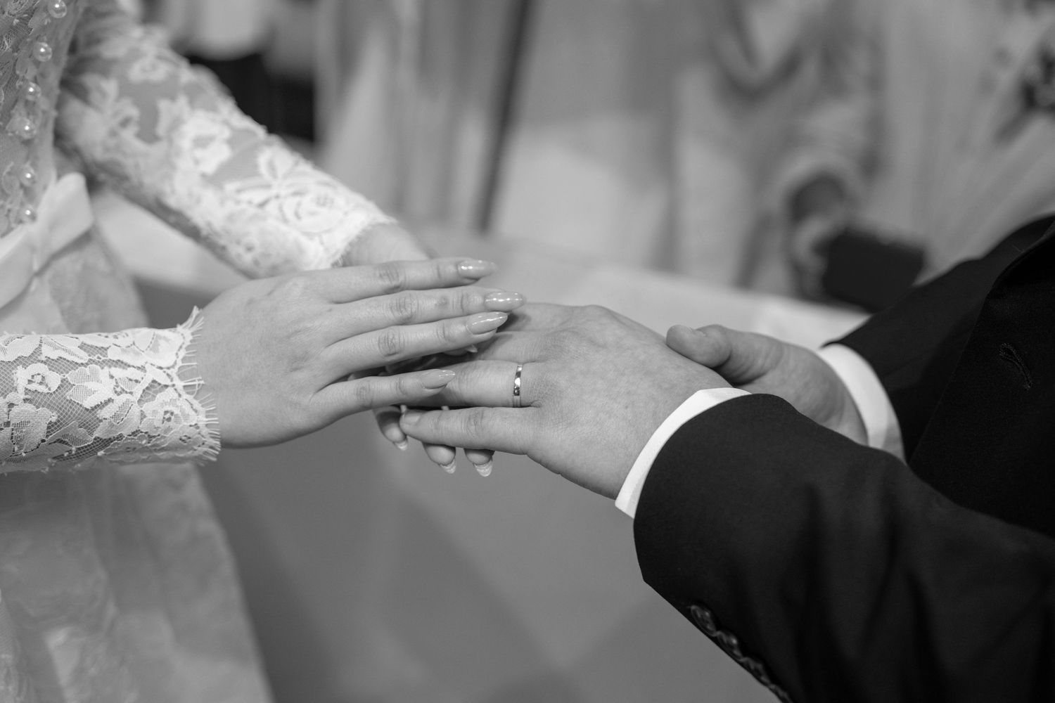Documentary moment: Hand-in-hand at Our Lady of La Vang.
Wedding Portfolio — Tucson, AZ