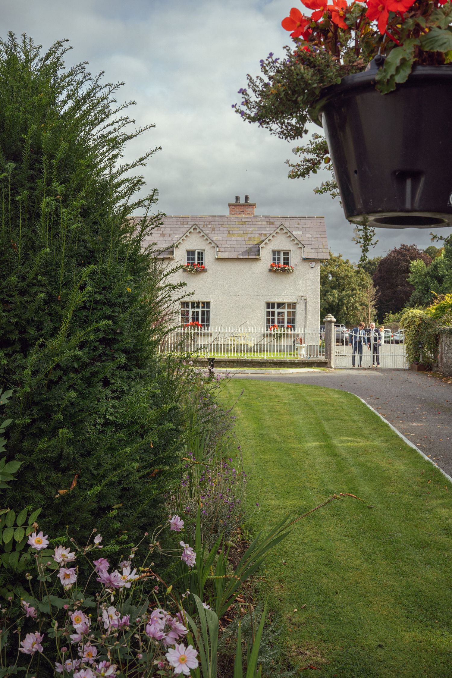 outdoor garden wedding reception in Co Meath.