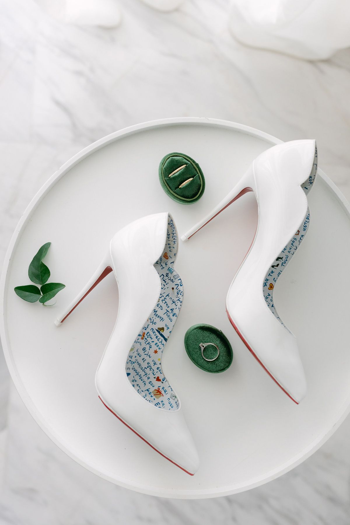 Refined bridal preparation content for a destination wedding in Greece