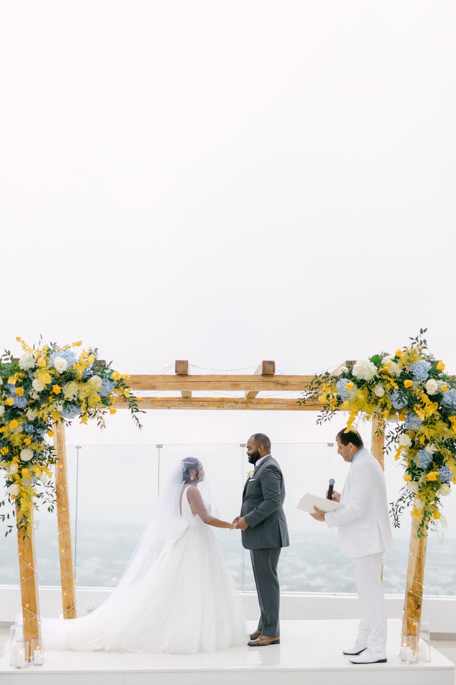 Wedding ceremony emotion captured by Refined White