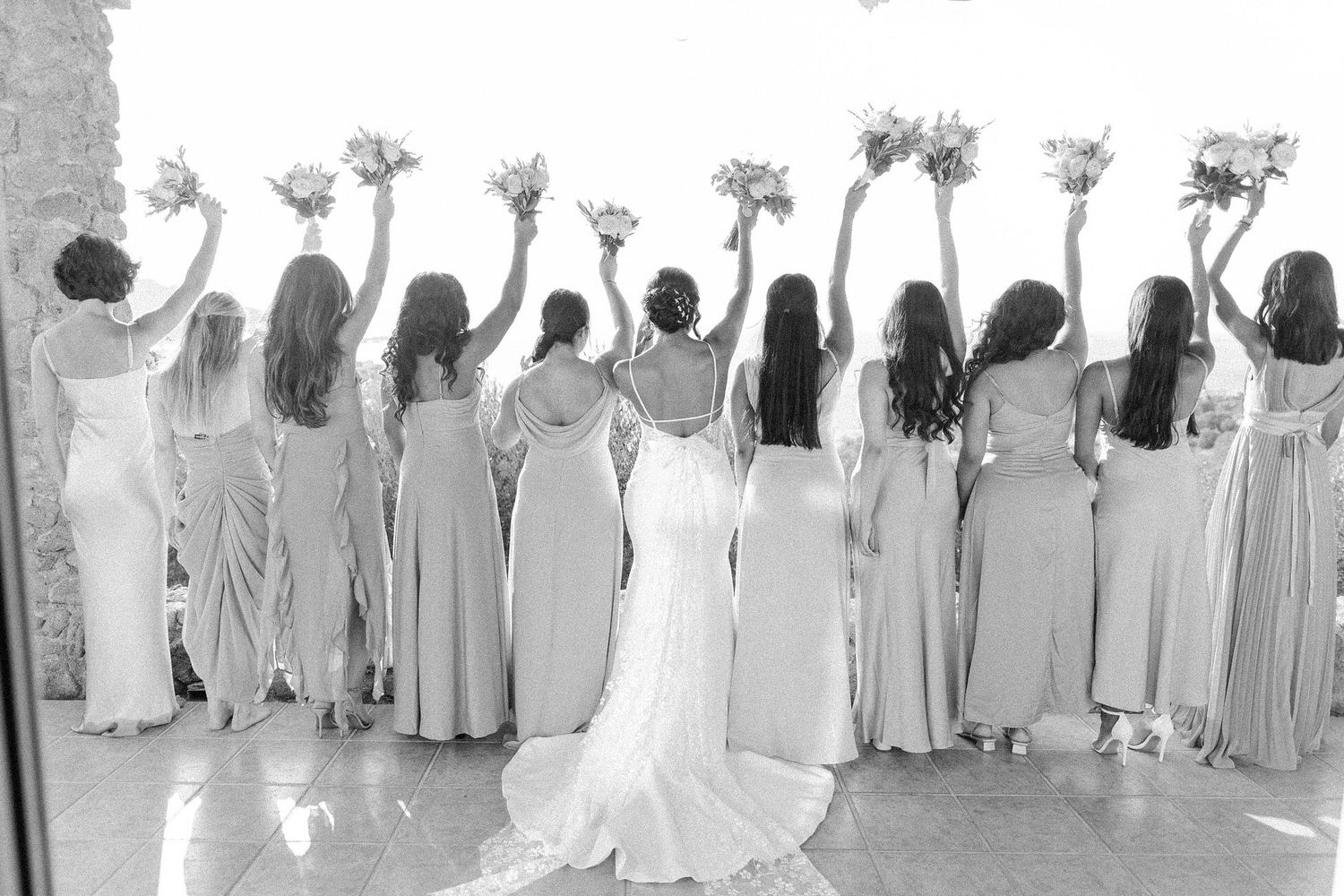 Wedding preparation moment captured by Refined White in Greece