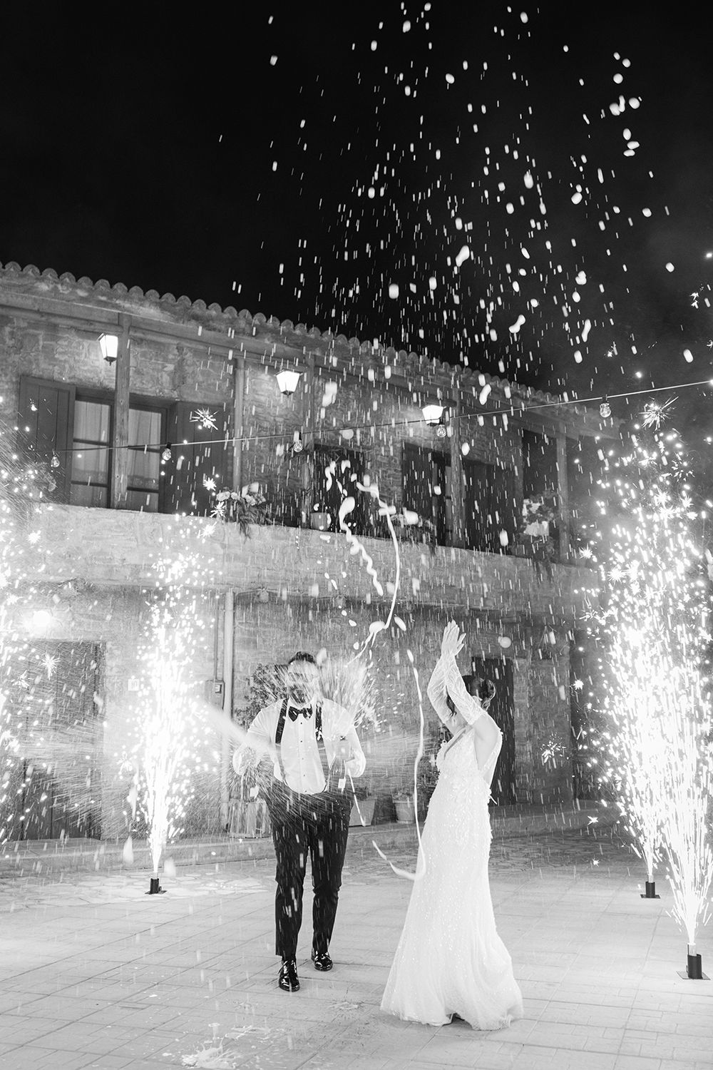 Wedding celebration content in Greece by Refined White
