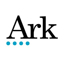 Elegant black and white text logo with Ark branding.