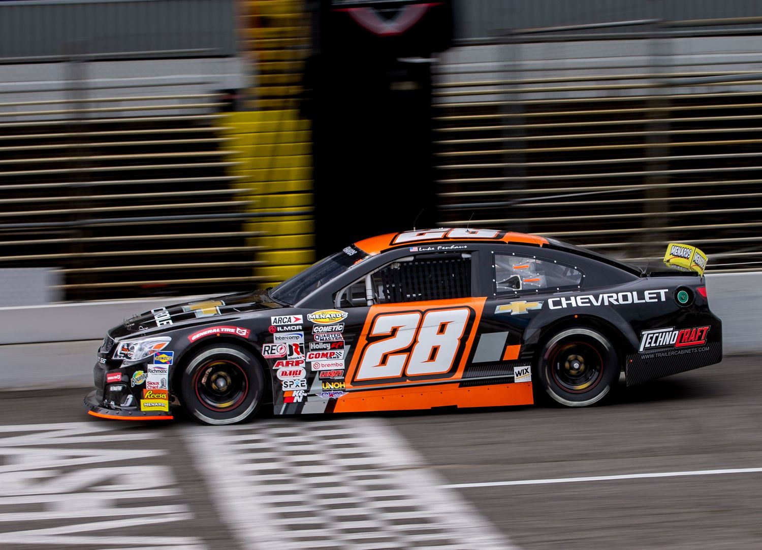 Racing action at Nashville Fairgrounds Speedway.