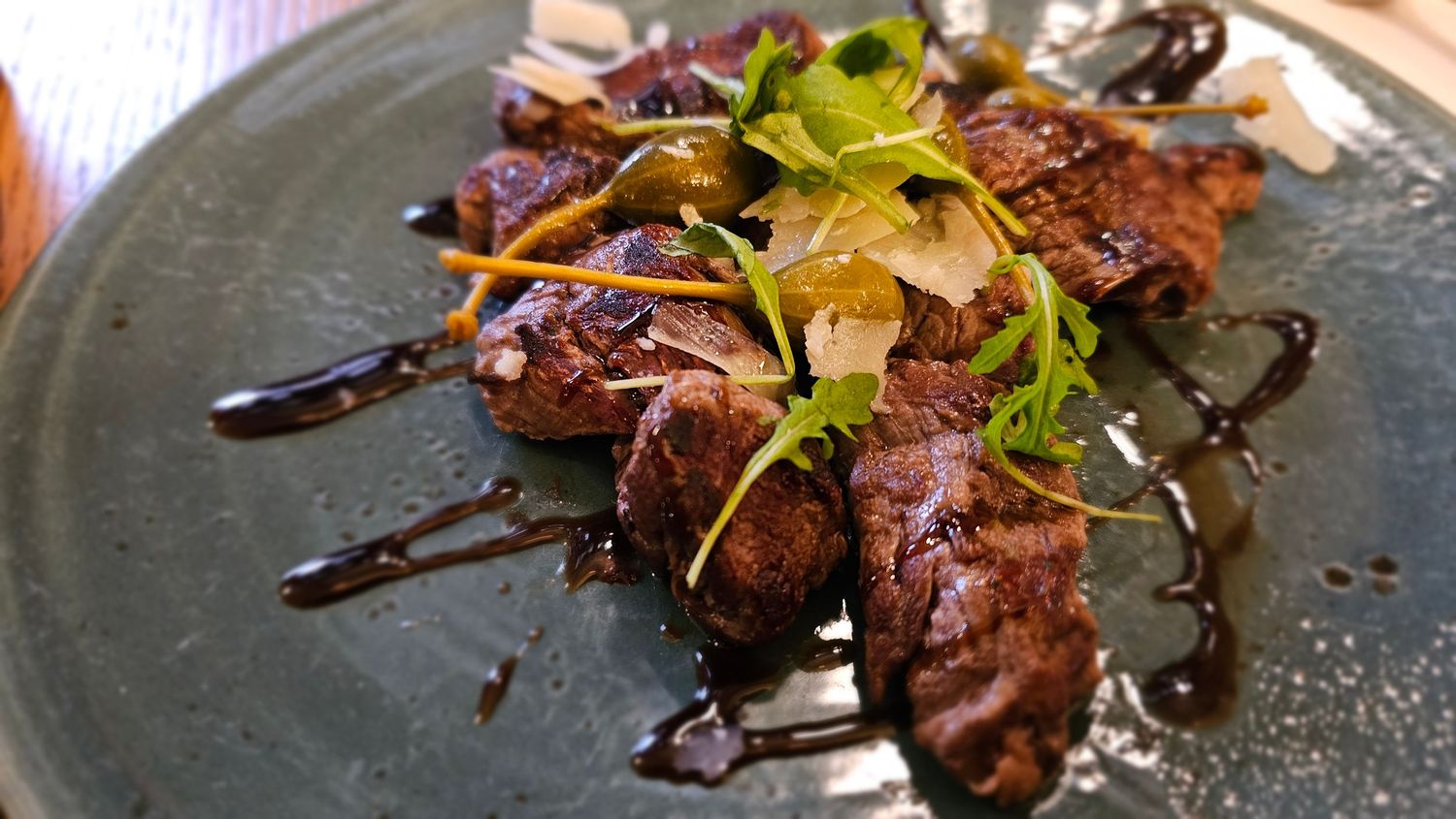 Travel photo showing food
