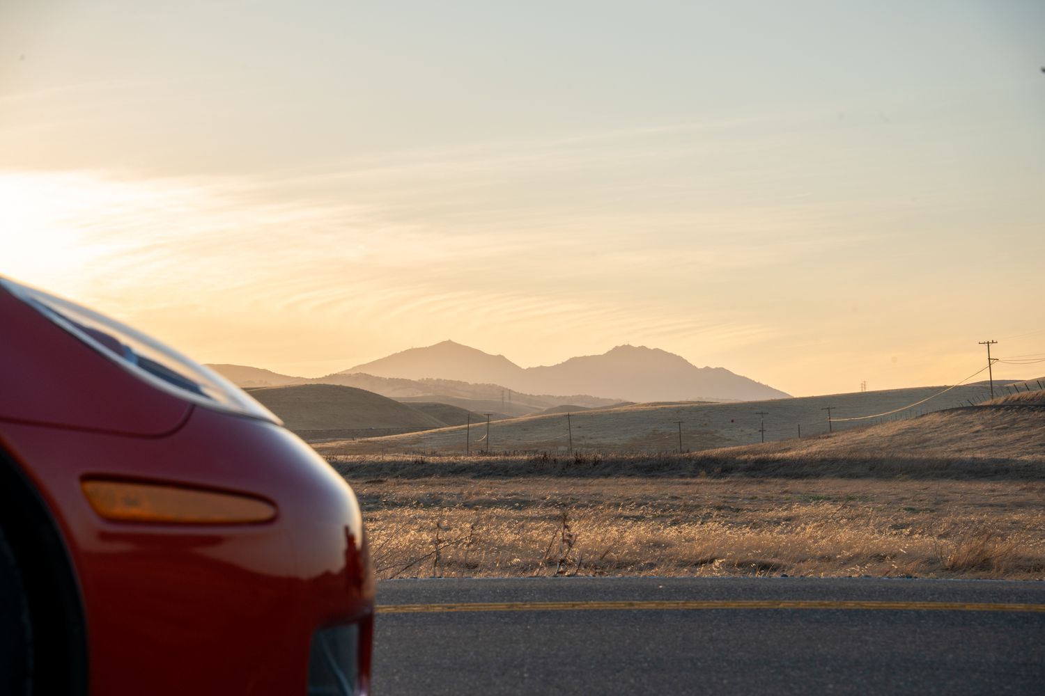 Corvette C6 with Mt Diablo
