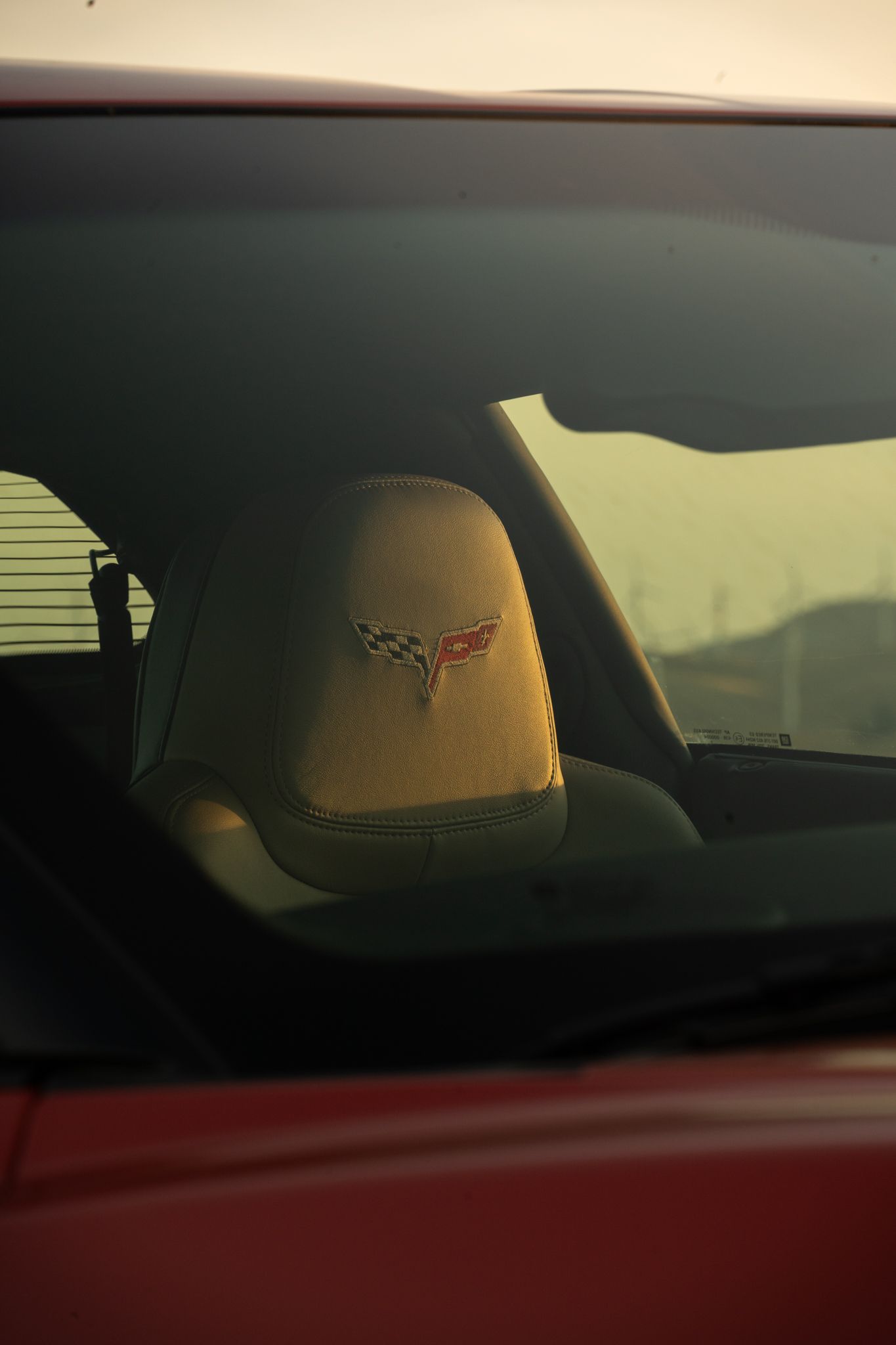 Corvette C6 Seat Logo
