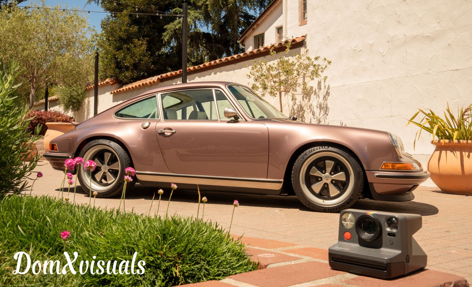 Polaroid by Rose Gold Porsche Singer