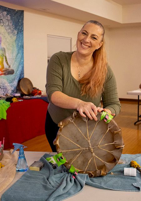 Drum making class instructor