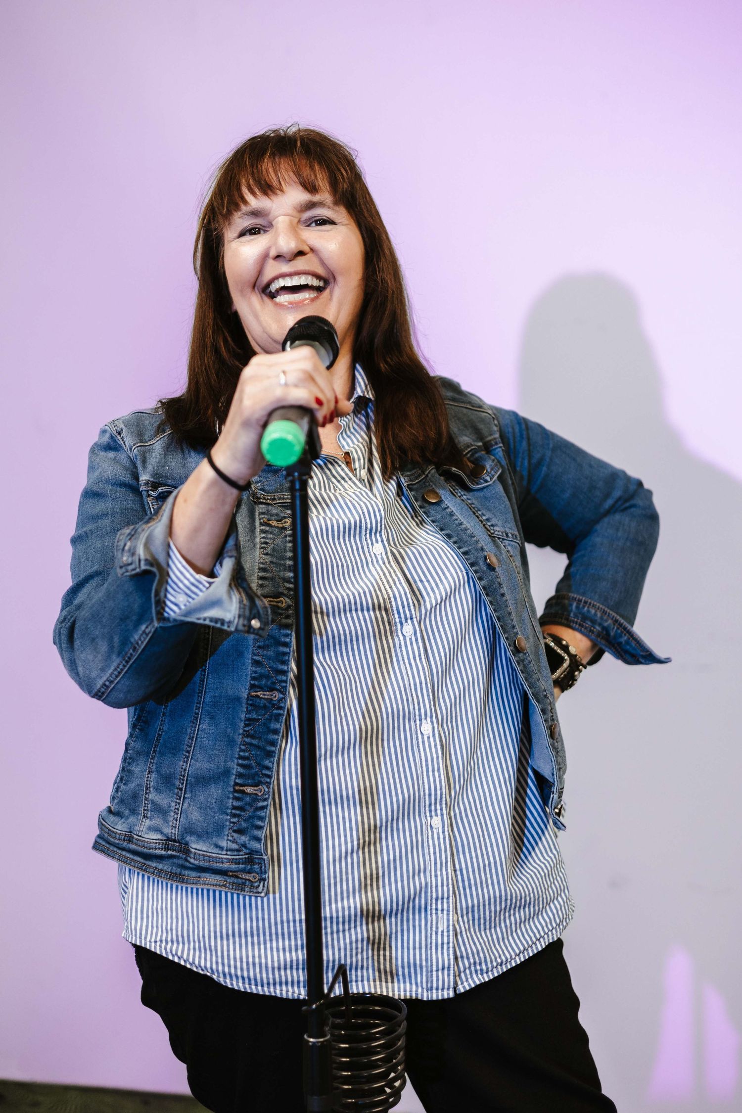Stand up comedy professional photography / photographer / photo - Patsy B