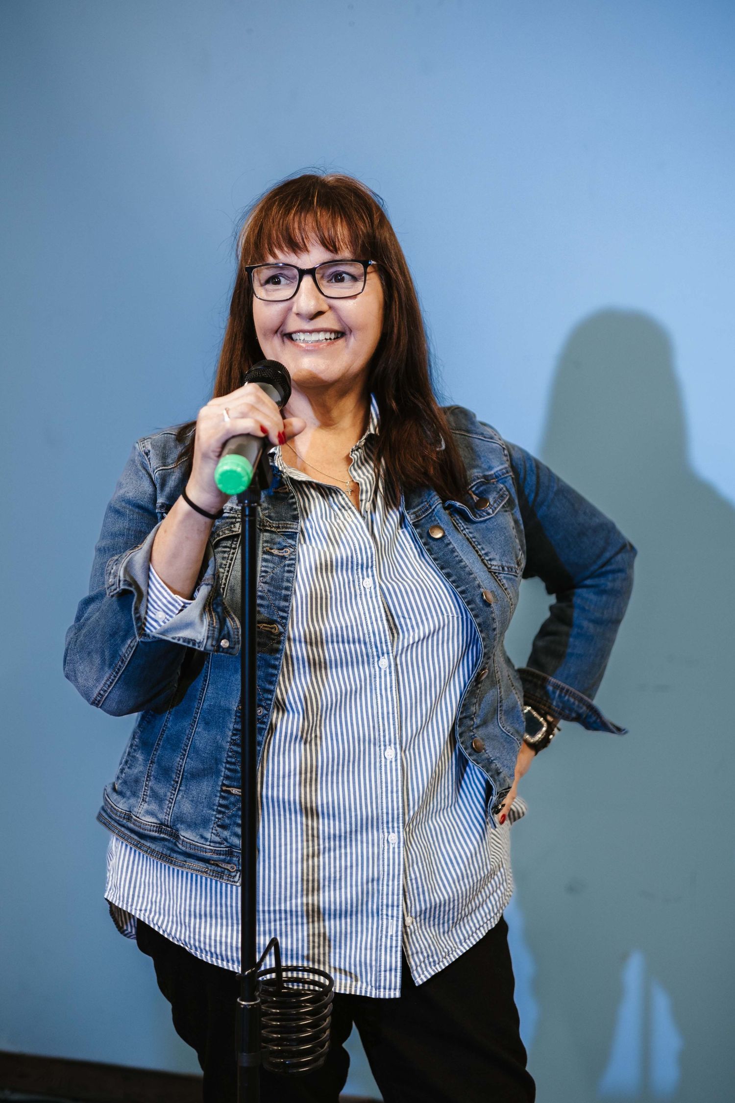 Stand up comedy professional photography / photographer / photo - Patsy B