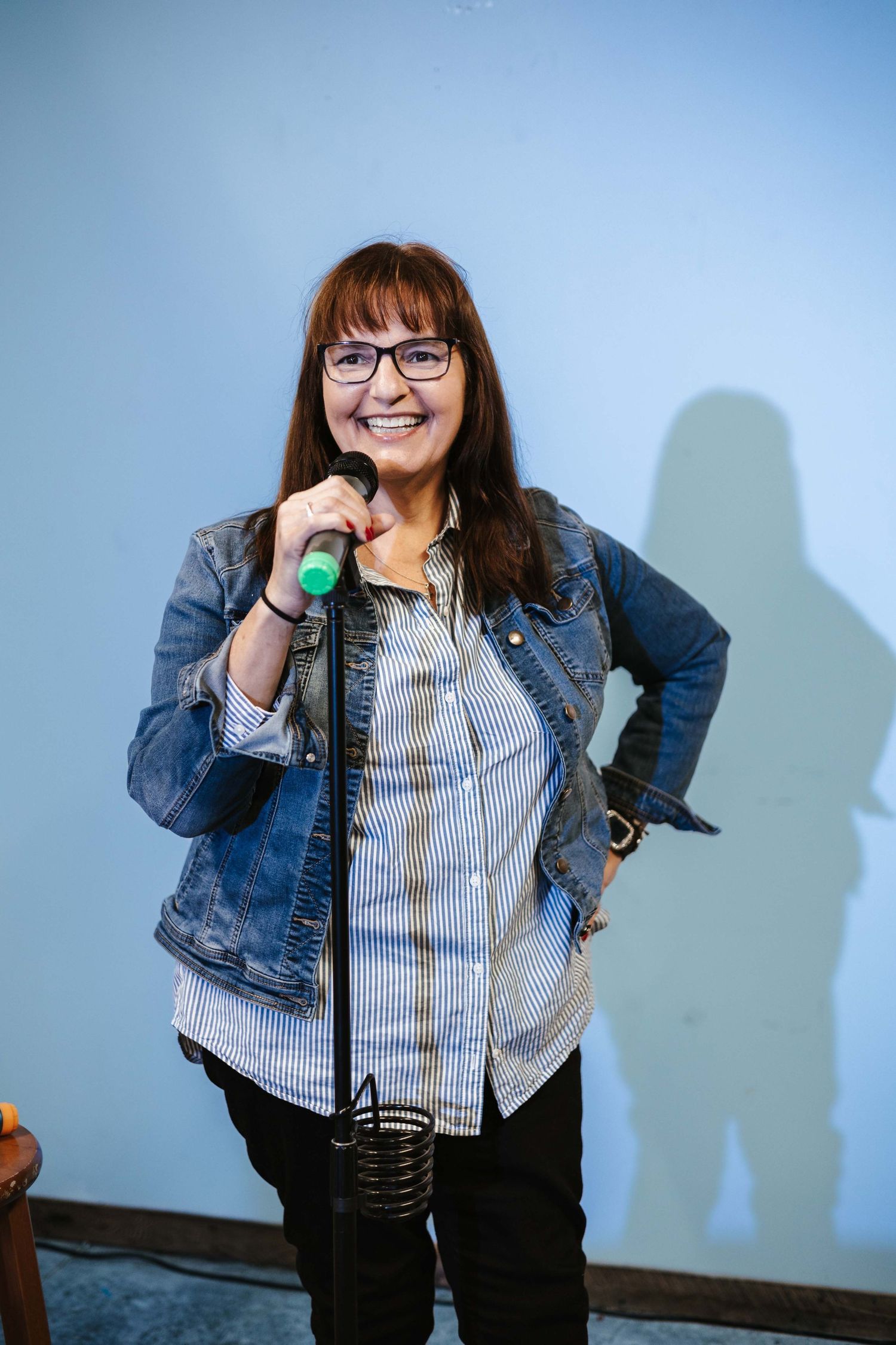 Stand up comedy professional photography / photographer / photo - Patsy B